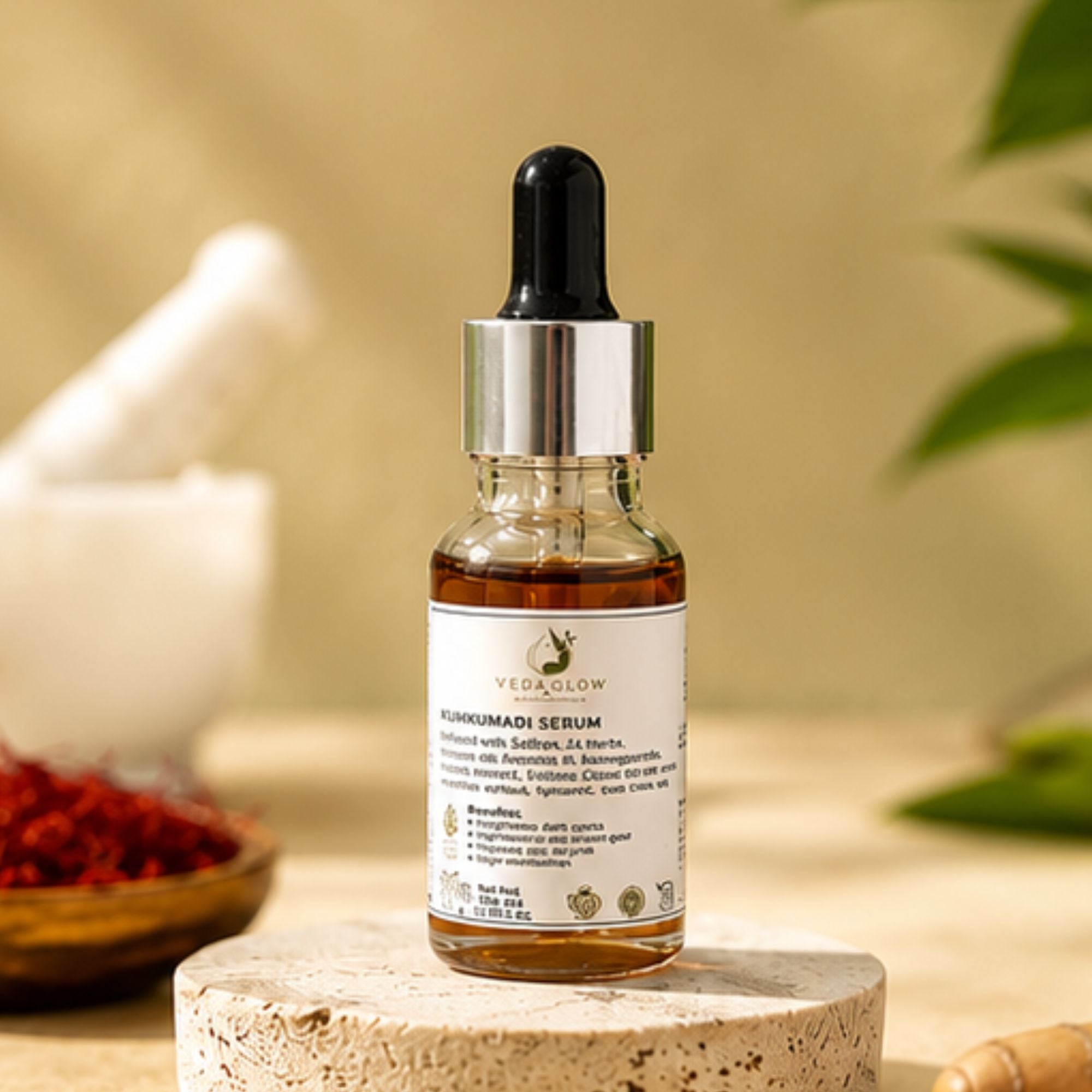 Kumkumadi Serum – Ayurvedic Saffron Face Serum for Radiant Skin | Veda Glow